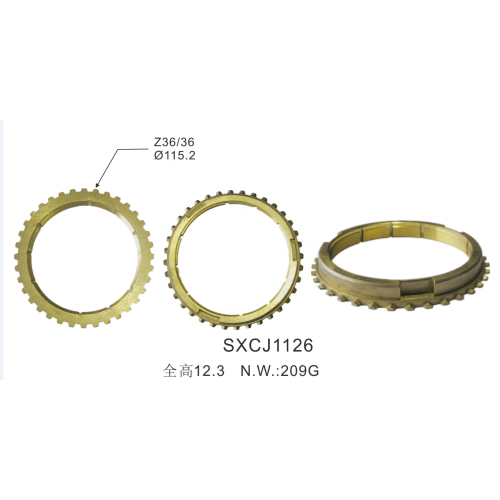 Transmission Synchronizer Ring Set for 7FD25 NO.2 - 3PCS/SEF OEM 33307-23320-71 J0026